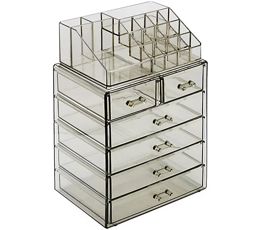 7-Drawer Makeup and Jewelry Storage Case