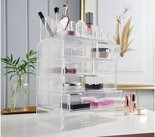7-Drawer Makeup and Jewelry Storage Case